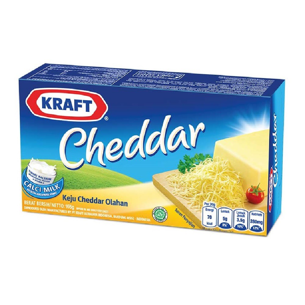 

Kraft Keju Cheddar Olahan 150gr