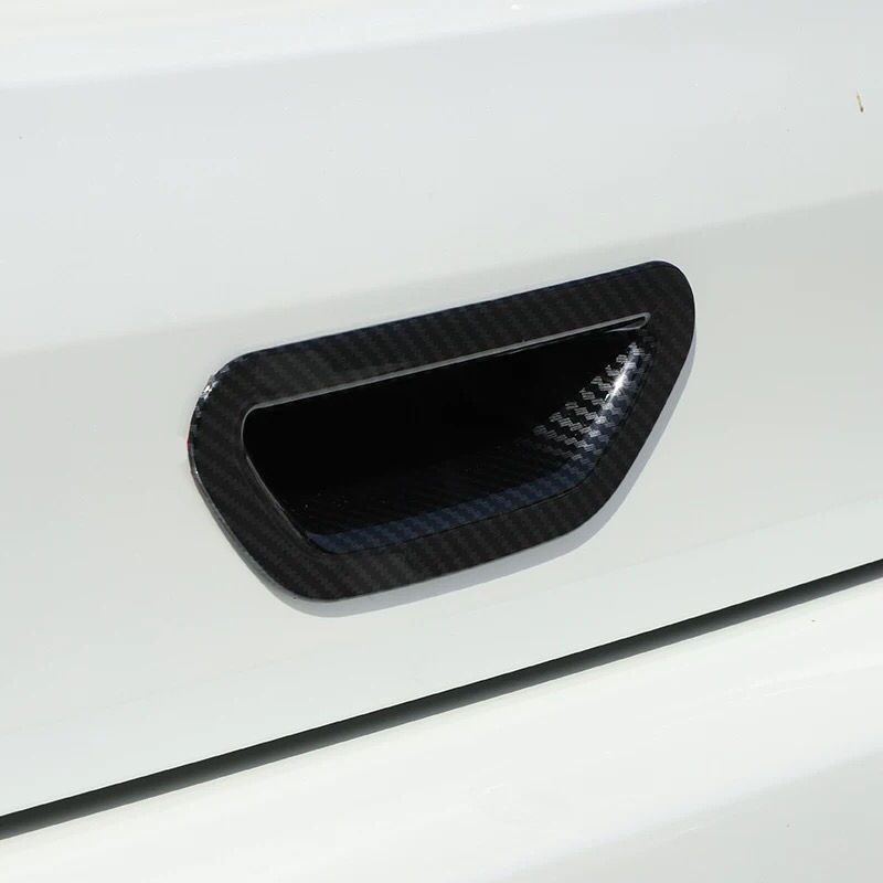 1 Set Stiker Handle Pintu Mobil Bahan Carbon Fiber Untuk Nissan X-Trail T32 2014-2021