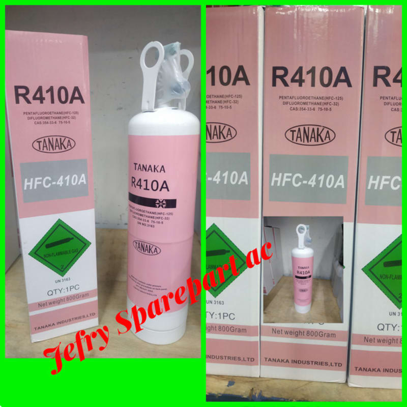 FREON R410A TANAKA HFC-410A FREON AC TABUNG KALENG KECIL 800GRAM