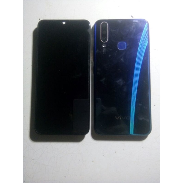 LCD vivo y12 Copotan Ori + Frame + backdor