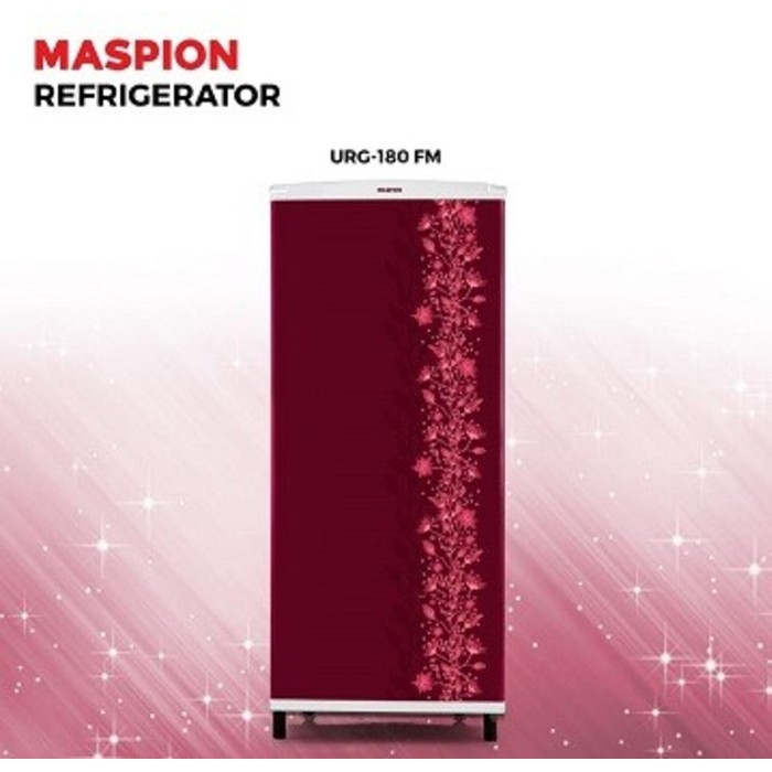 Maspion Kulkas 1 Pintu 180 Liter URG-180 FM URG180 Uchida