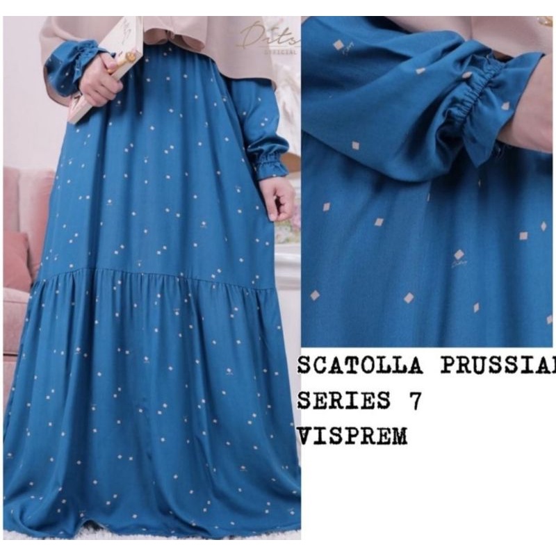 Ditsy Scatolla prussian size S by. ditsy