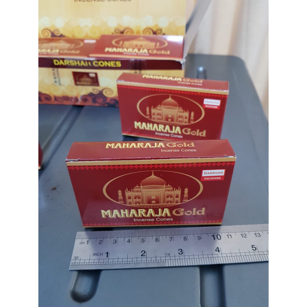 Dupa Hio Darshan Maharaja Gold Cone Tumpeng Besar isi 10 biji