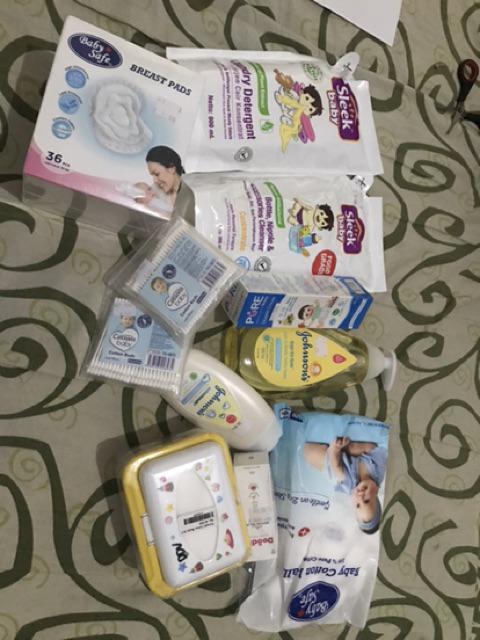 Tempat Cotton Buds + Cotton Ball + Tissue