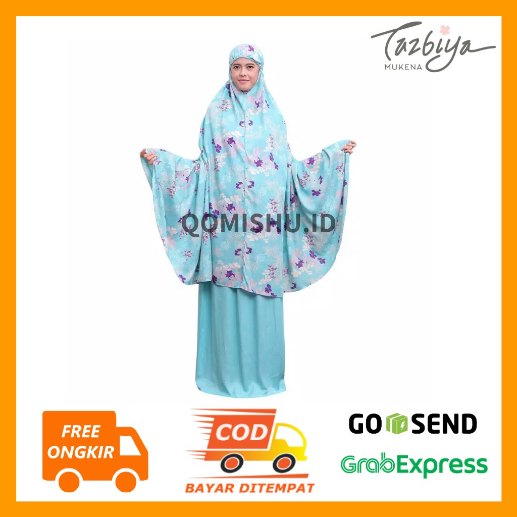 Mukena Tazbiya Winter Flower Tosca | Mukenah Tazbiyah Mukena Dewasa Katun Rayon | Mukena Tazkia