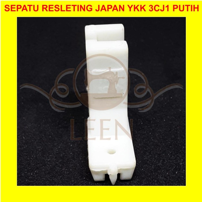 Sepatu Resleting Jepang YKK 3CJ1 Putih Mesin Jahit High Speed LEEN