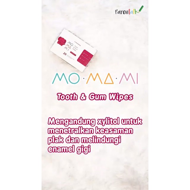 Momami Tisu Basah Bayi Tissue Sheets Tooth and Gum 20