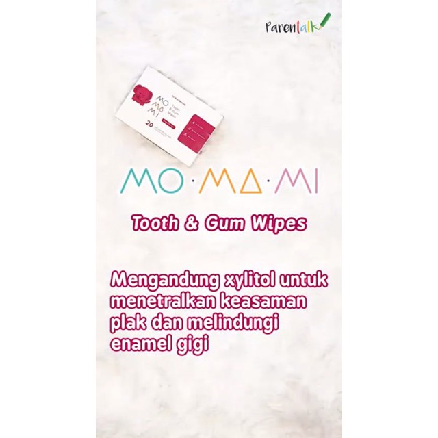 Momami Tisu Basah Bayi Tissue Sheets Tooth and Gum 20