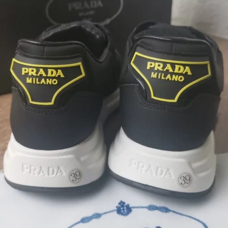 sepatu pria pr4da sneaker cowok men shoes run away top Brand P1SHOES mirror best