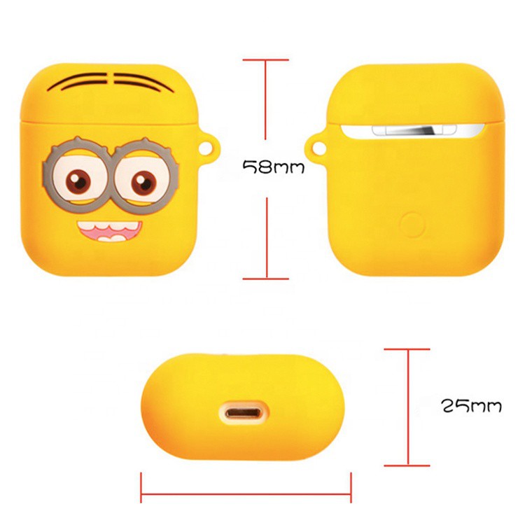 PREMIUM Case Airpods Case Gen 1 Gen 2 i9 i11 i12 Silikon Karakter Pelindung Headset Wireless