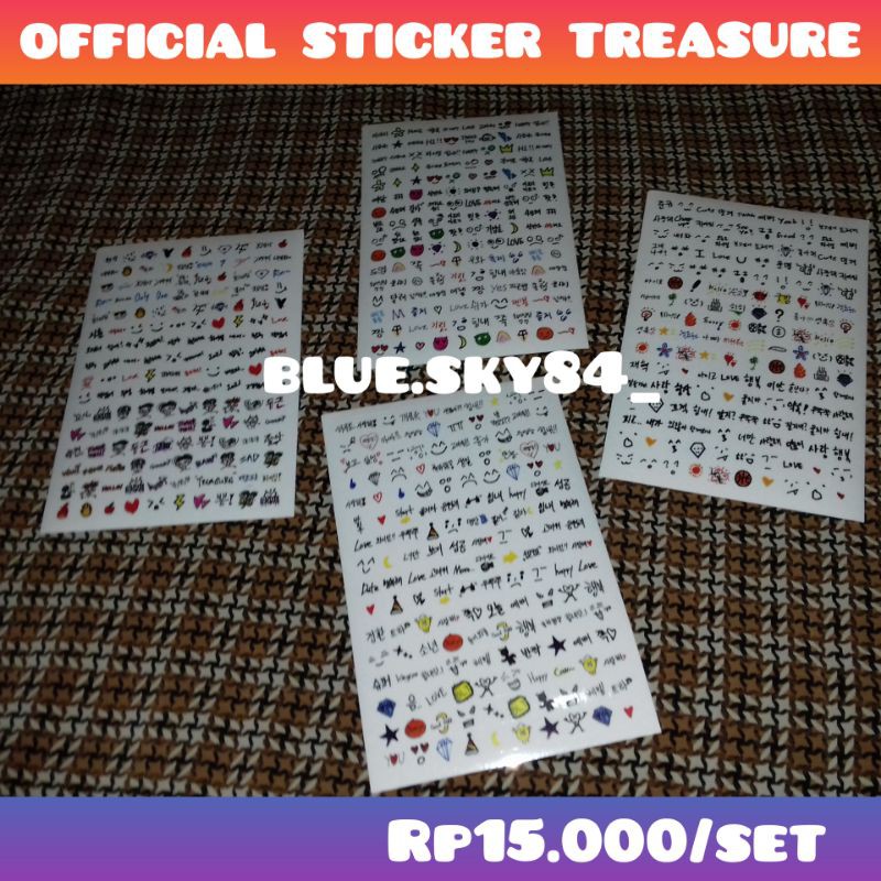 Official sticker treasure