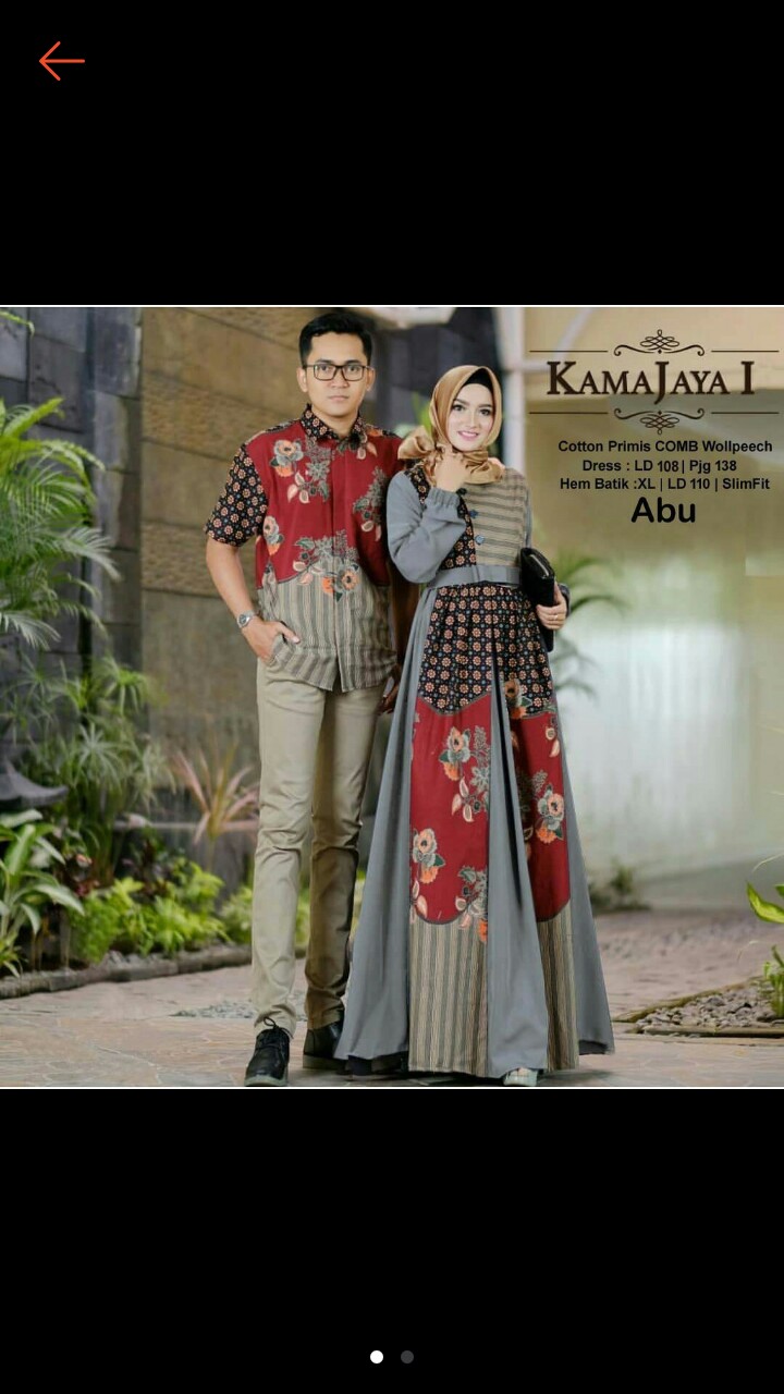 Aba Agen Baju  - Batik Couple Kamajaya Setelan Batik