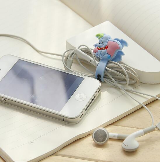 1pcs Cute Cable Organizer Bobbin Winder Protector Wire Cord Management Marker Holder Cover For Earphone iPhone Sansung MP3 USB