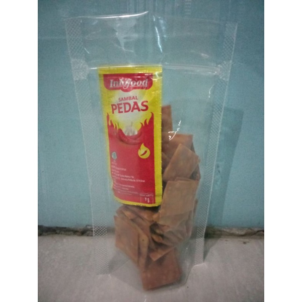 

keripik pangsit ori + saos isi 50gram