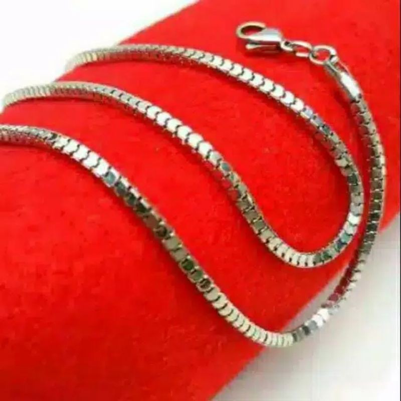 KALUNG TITANIUM MODEL MILANO KACA WARNA SILVER