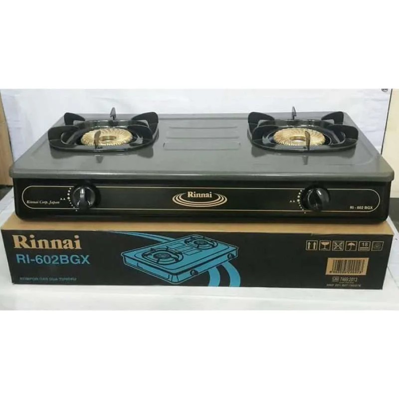 Kompor Gas Rinnai 602 BGX - Tungku Besar/ Kompor Portable murah