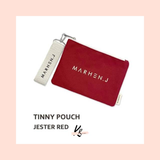 MARHEN J tinny pouch - jester red 100% ORIGINAL