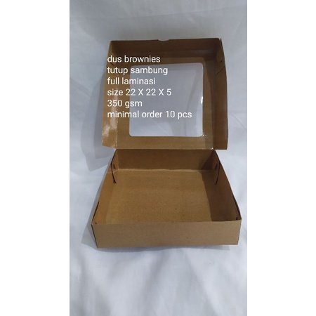 

dus brownies Kraft 22 X 22 X 5