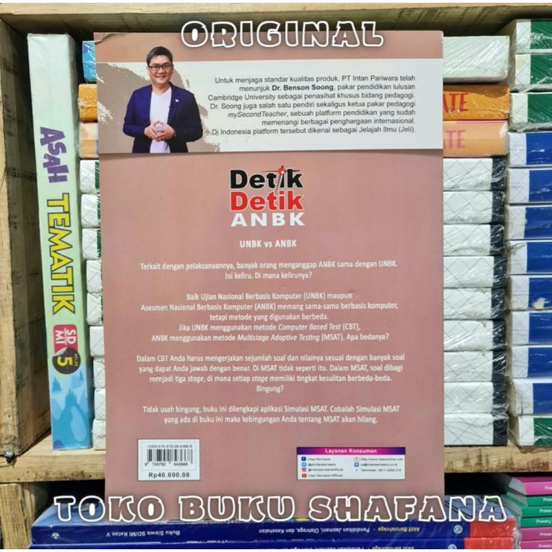 ORIGINAL PAKET BUKU DETIK DETIK ANBK UNTUK SMA/SMK AKM NUMERASI &amp; LITERASI INTAN PARIWARA