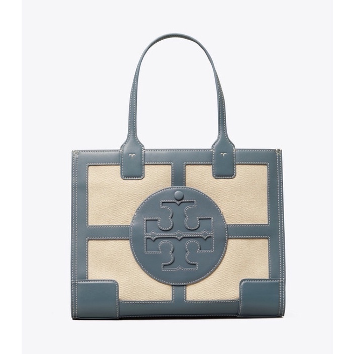 tb ella tote canvas blue