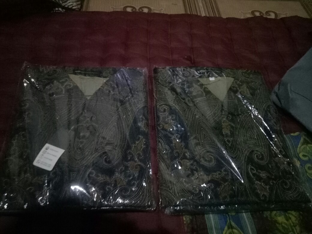 Baju Batik Couple / Batik Couple / Batik Set / Batik Lengan Panjang / Rok Set
