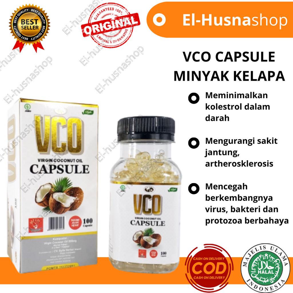 

VCO MInyak Kelapa Murni 100 Kapsul Virgin Coconut Oil Minyak Herbal