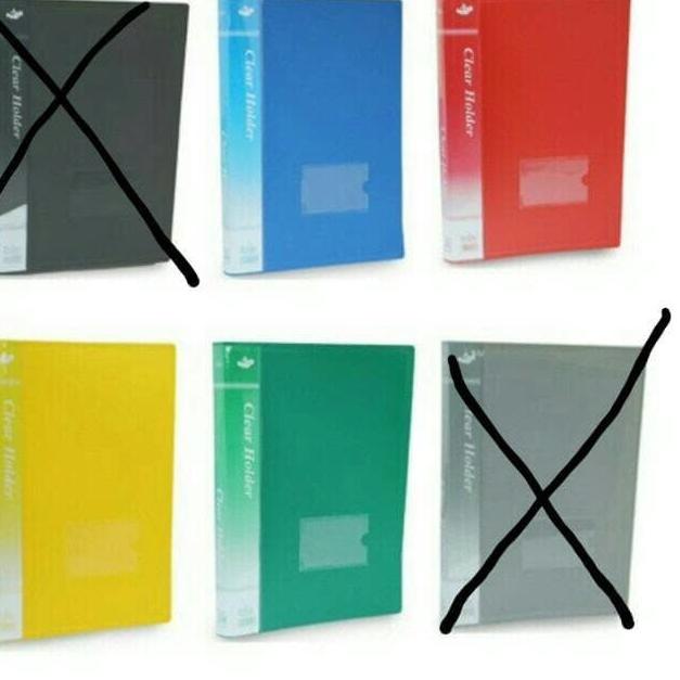 

♔ CLEAR MAP FILE 60 LEMBAR / CLEAR HOLDER 60 SHEET MURAH ☻