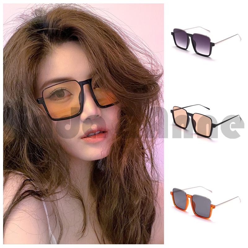 Kacamata Kotak Mode Fashion Korean Style Untuk Wanita - Sunglasses Fashion Trendy