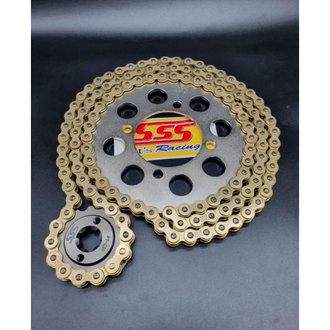 Gir/Gear Set SSS 415H Grand Supra fit lama Supra x Rantai Gold