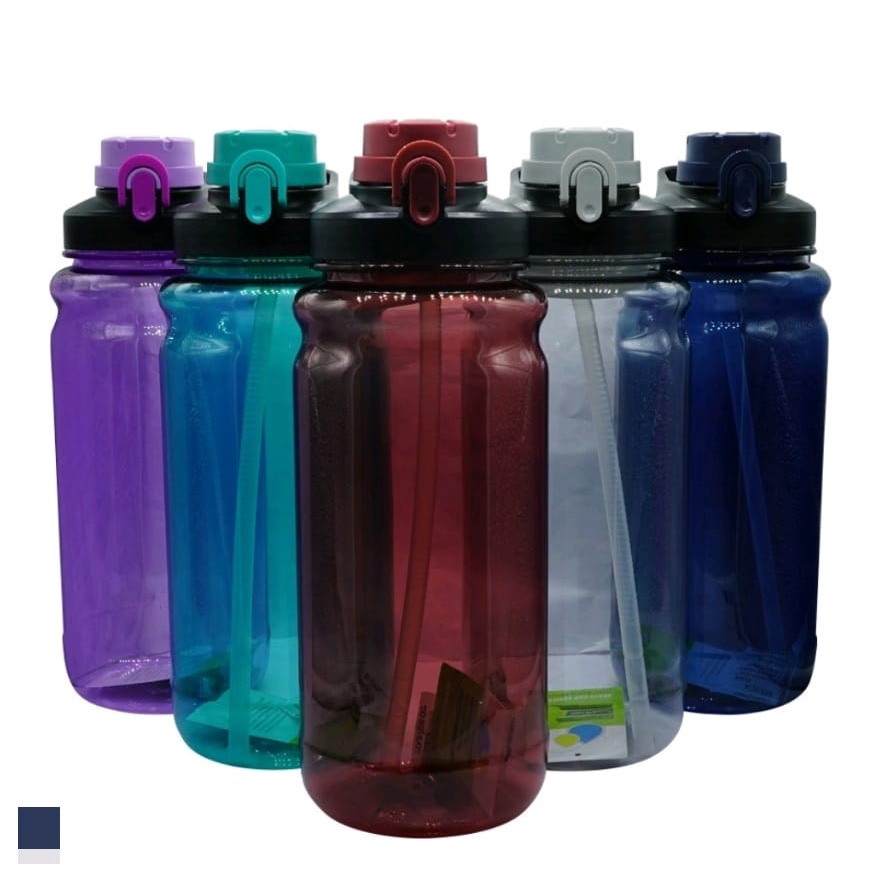 H9226 Botol Air Minum Clip On Jumbo Polos 2000ml - Botol Air Minum H-9226