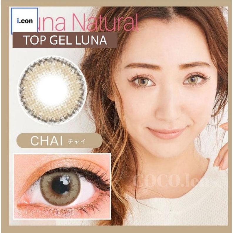 SOFTLENS TOPGEL LUNA NATURAL by EOS  NORMAL MINUS 0.00 s.d -10.00 Softlen Minus Tinggi Made in Korea Original