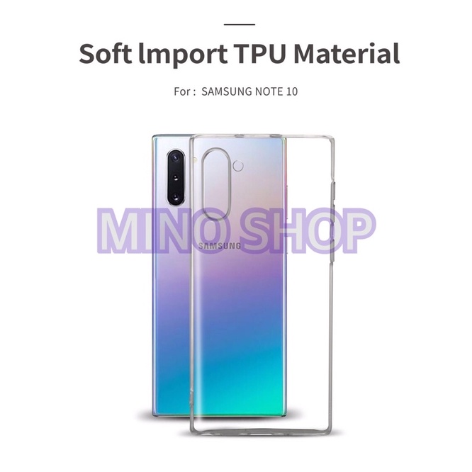 SOFTCASE TRANSPARAN SAMSUNG NOTE 10 PREMIUM CLEAR SOFT CASE