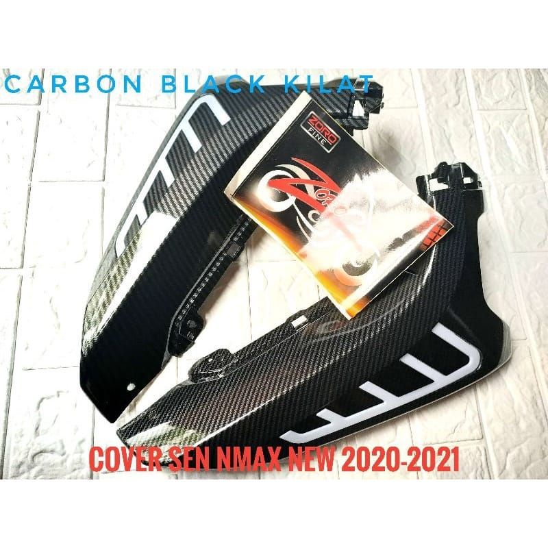 cover tutup sen depan samping kiri kanan nmax new 2020-2021 carbon zoro