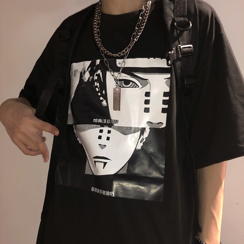 Oversized Akatsuki Pain Streetwear Tshirt Manga