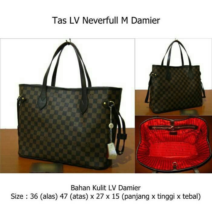 BESTSELLER TAS LV NEVERFULL M DAMIER