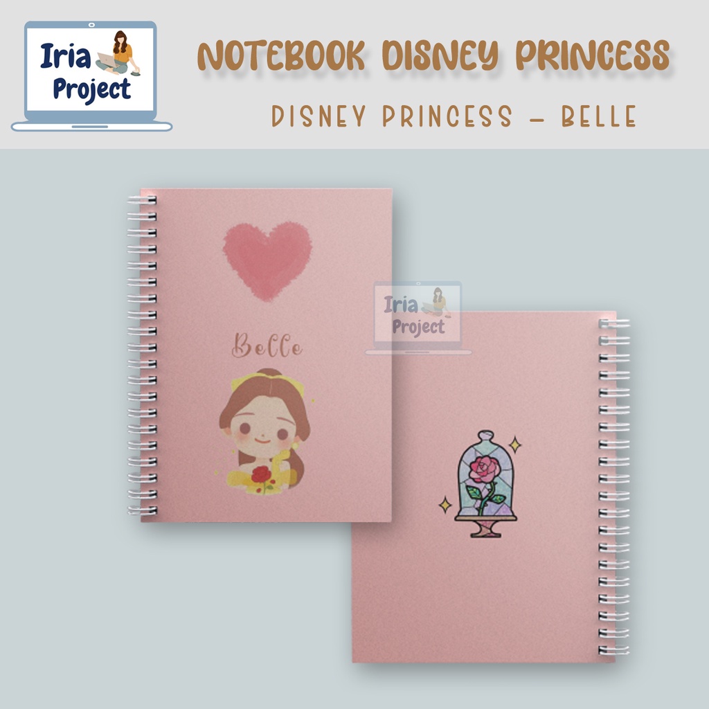 Jual Notebook / Journal Book / Buku Catatan Disney Princess - Belle ...