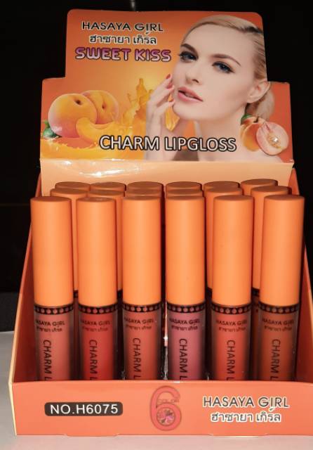 PROMO PER6PCS!!!LIP GLOSS HASAYA GIRL SWEET KISS NO. H6075