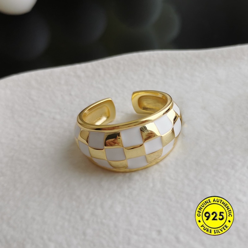 Cincin Emas 18k Bahan S925 Silver Untuk Wanita