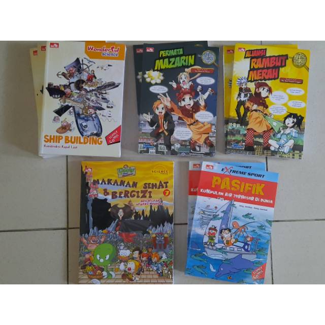 Komik sains obral gramedia