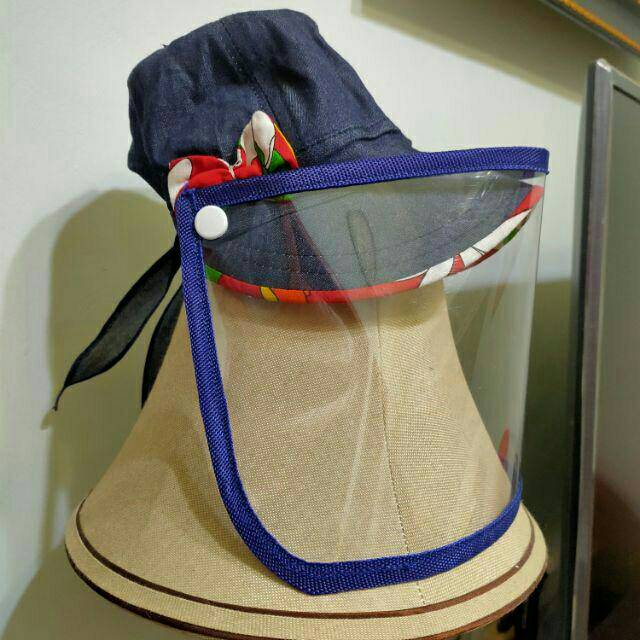 topi face shield baseball anak balita COD ready