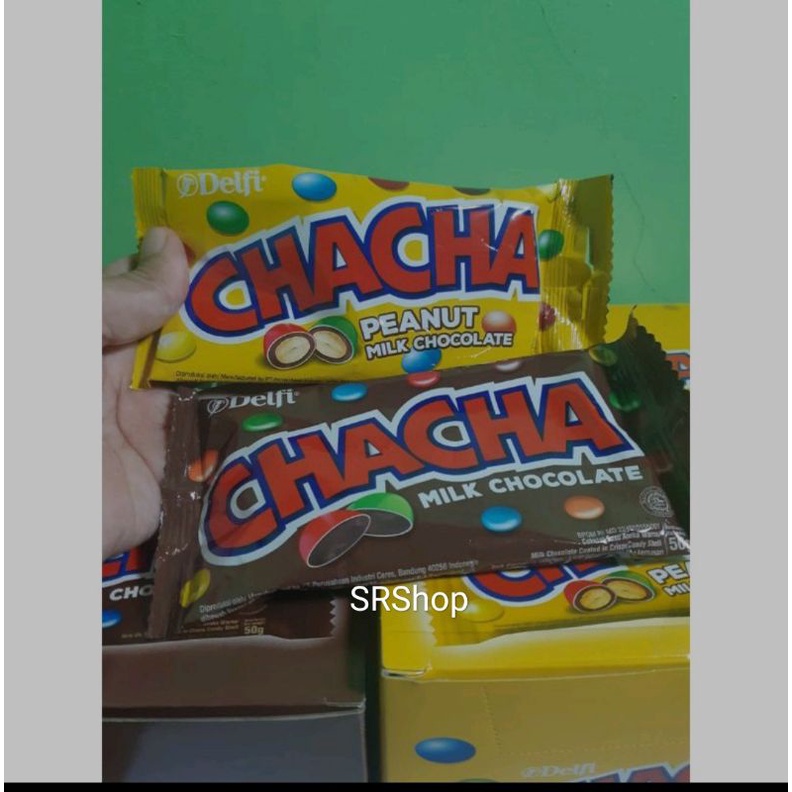 

chacha milk chocolate/peanut milk chocolate 50gr