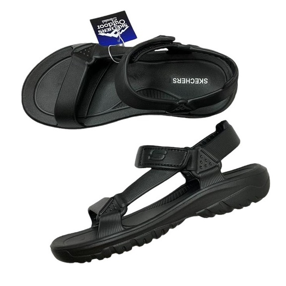 Sandal Gunung Pria Skechers Sendal Pria Outdoor Anti Air Terbaru Kekinian Sendal Hiking Keren Anti Slip