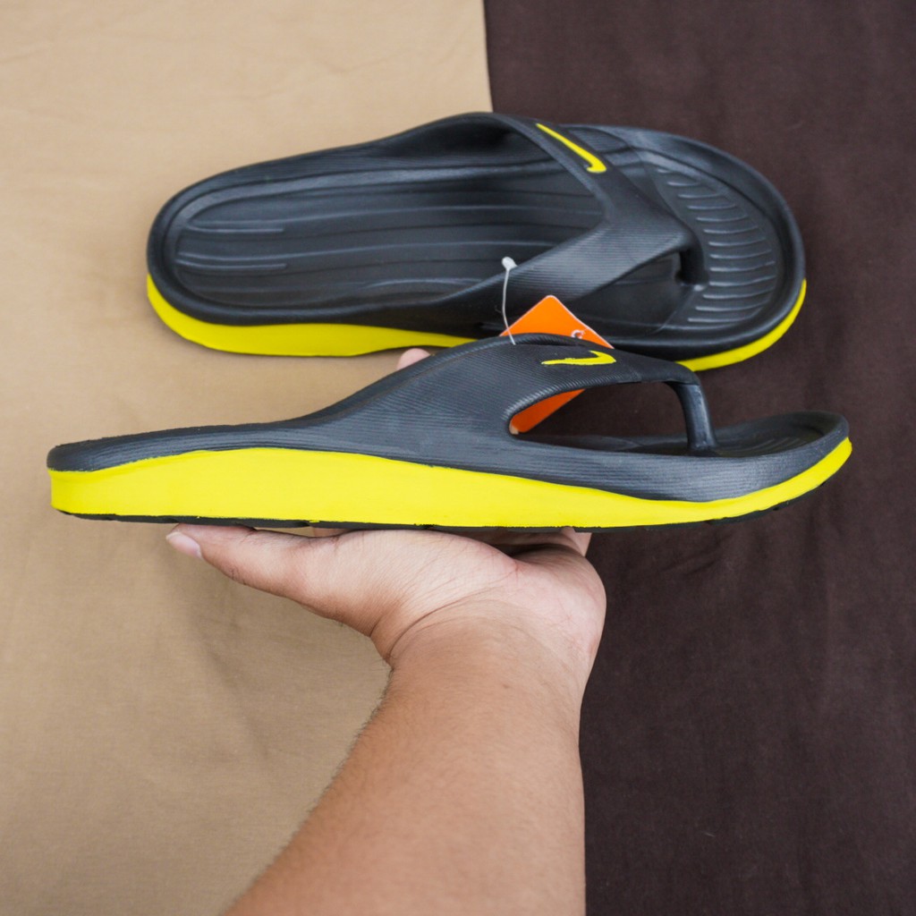 BISA COD !!! Sendal Pria Distro Jepit Nike Duramo Kuning Terbaru Casual Surfing terbaru Terlaris