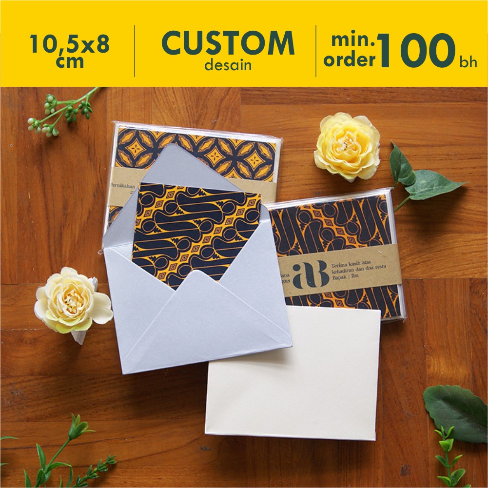 

Amplop Kartu Souvenir Pernikahan Wedding Unik