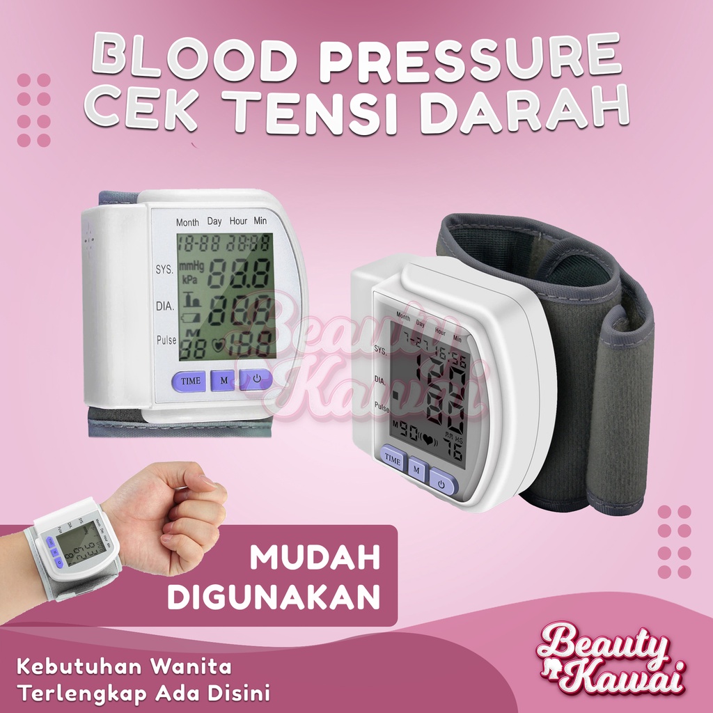 Alat Pengukur Darah Tensi Digital Otomatis Blood Pressure Monitor