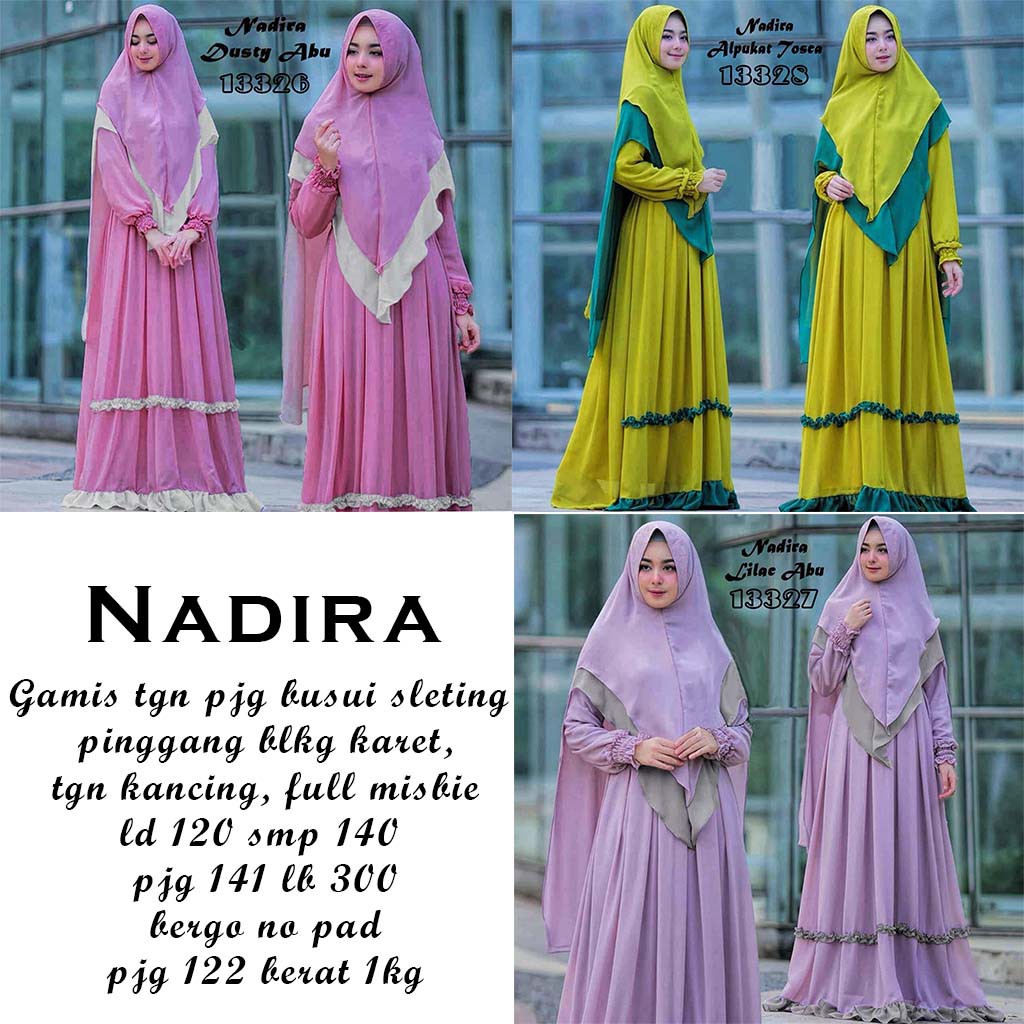 SYARI GAMIS NADIRA DUSTY LILAC 13326