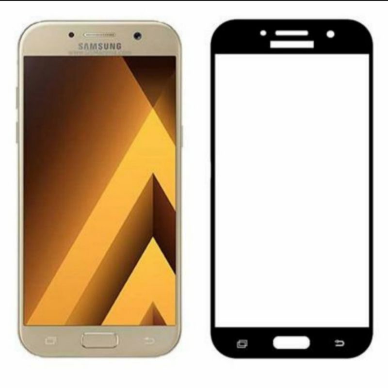 Samsung A5 2016 A5 2017 tempered glass anti gores kaca full lcd