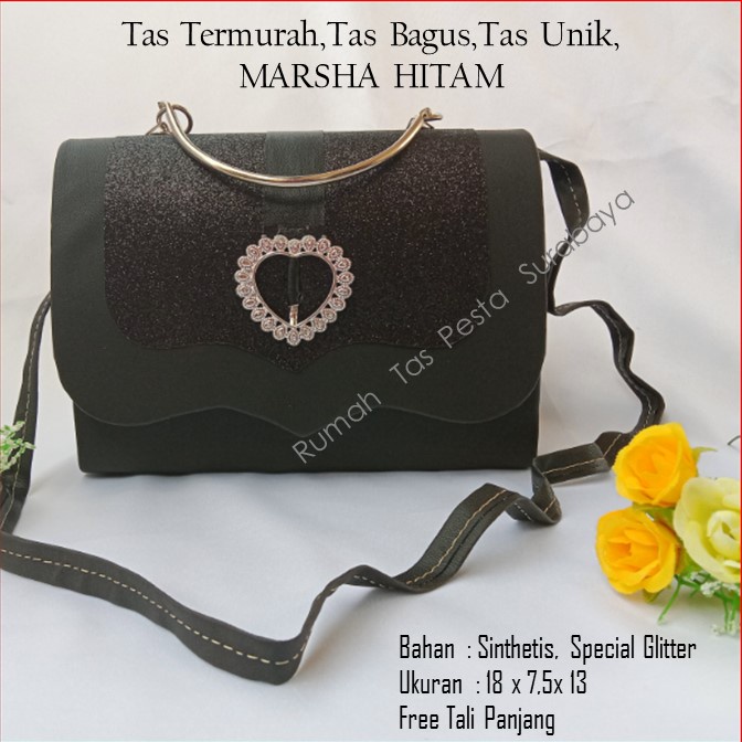 Tas Termurah,Tas Bagus,Tas Unik,MARSHA HITAM