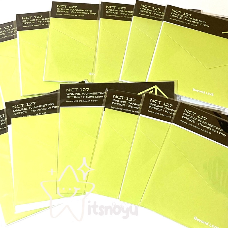 [ READY ] NCT 127 AR Ticket Fanmeeting Jaehyun Jungwoo Doyoung Haechan Mark Taeyong