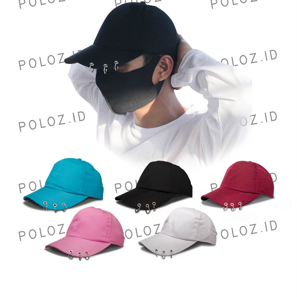 TOPI ANTING RING BESI BORDIR SARANGHEO TOPI ANTING KOREA TOPI KOREA TOPI KPOP TOPI TINDIK TOPI GAUL